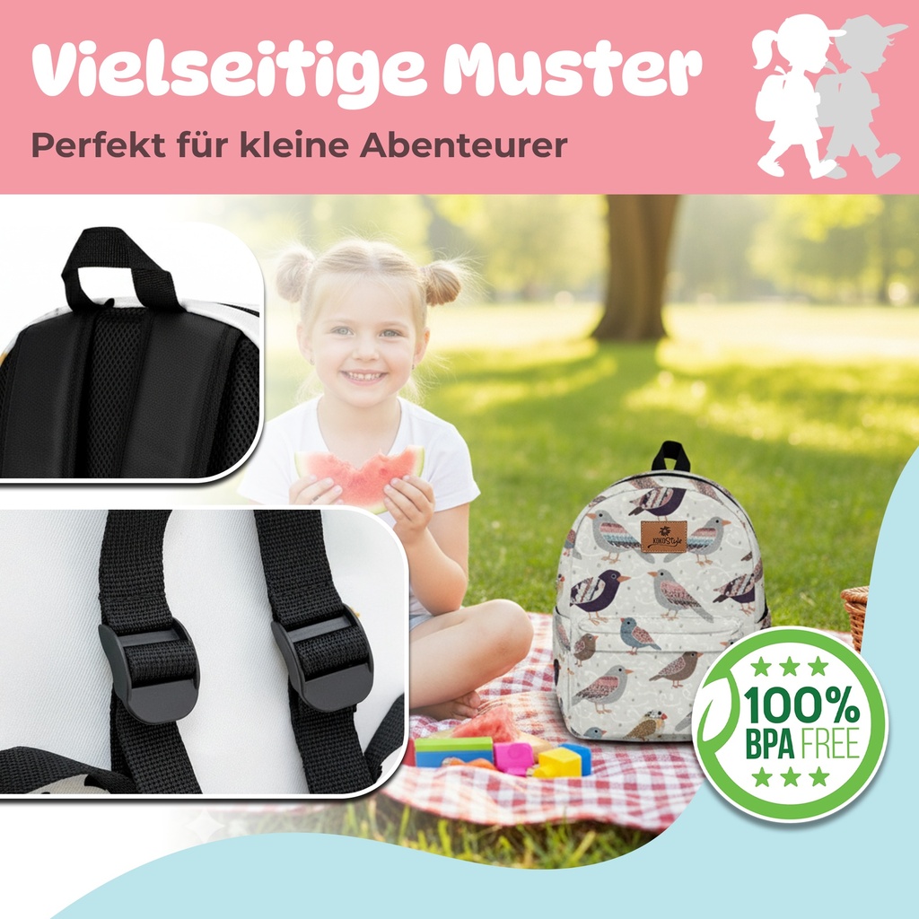 Kokopatik Kleine Kindergarten Tasche Polyester 22x26 cm