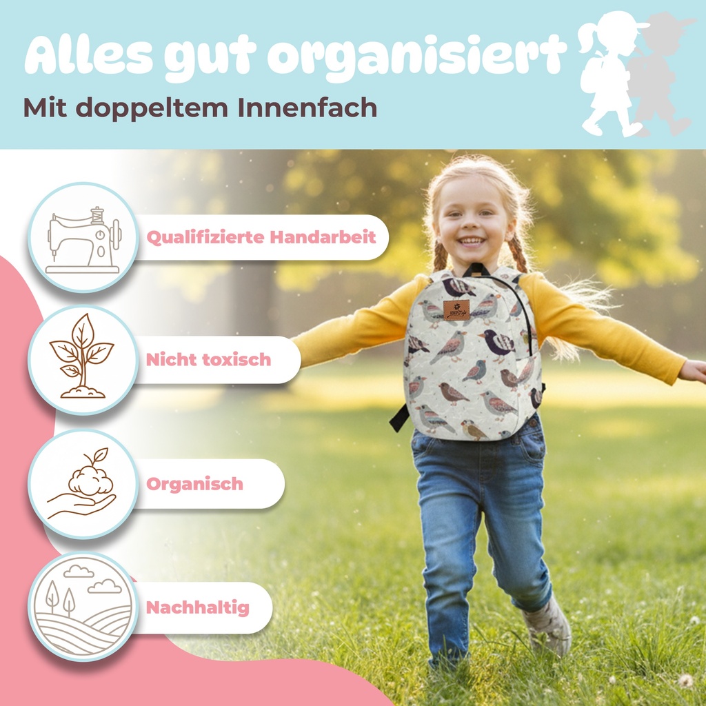 Kokopatik Kleine Kindergarten Tasche Polyester 22x26 cm