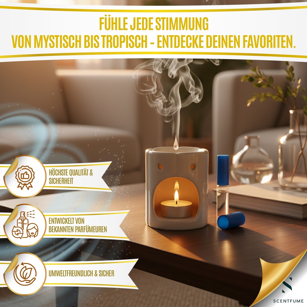 Scentfume Fragrance Oil Discovery Set -2Ml -5 pieces-Total 10 ml