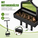 Kedoxi Manuell Rasenlüfter 3 Zinken, 38In Aerifizierer für Garten&Hof