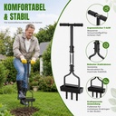 Kedoxi Manuell Rasenlüfter 3 Zinken, 38In Aerifizierer für Garten&Hof