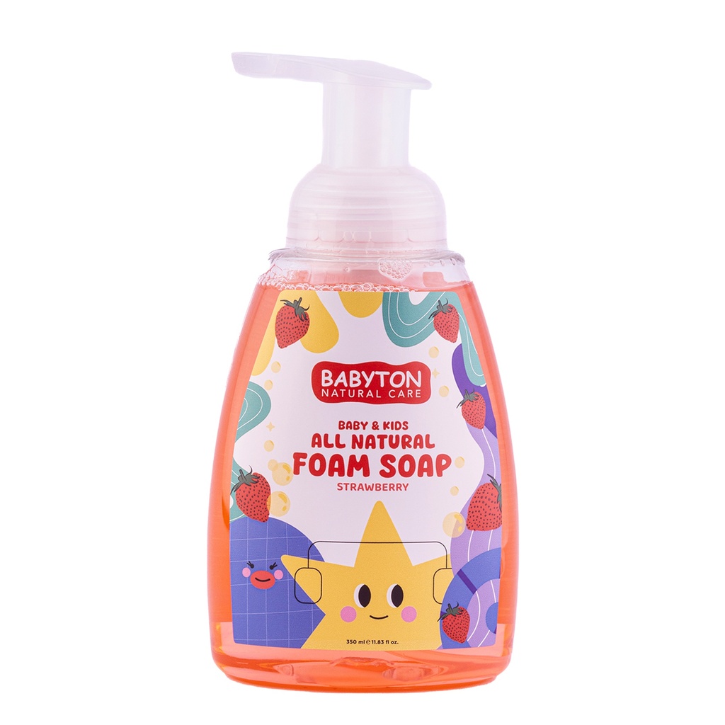 Babyton Natürliche Kinder Schaumseife 350 ml – Sanft & Parabenfrei