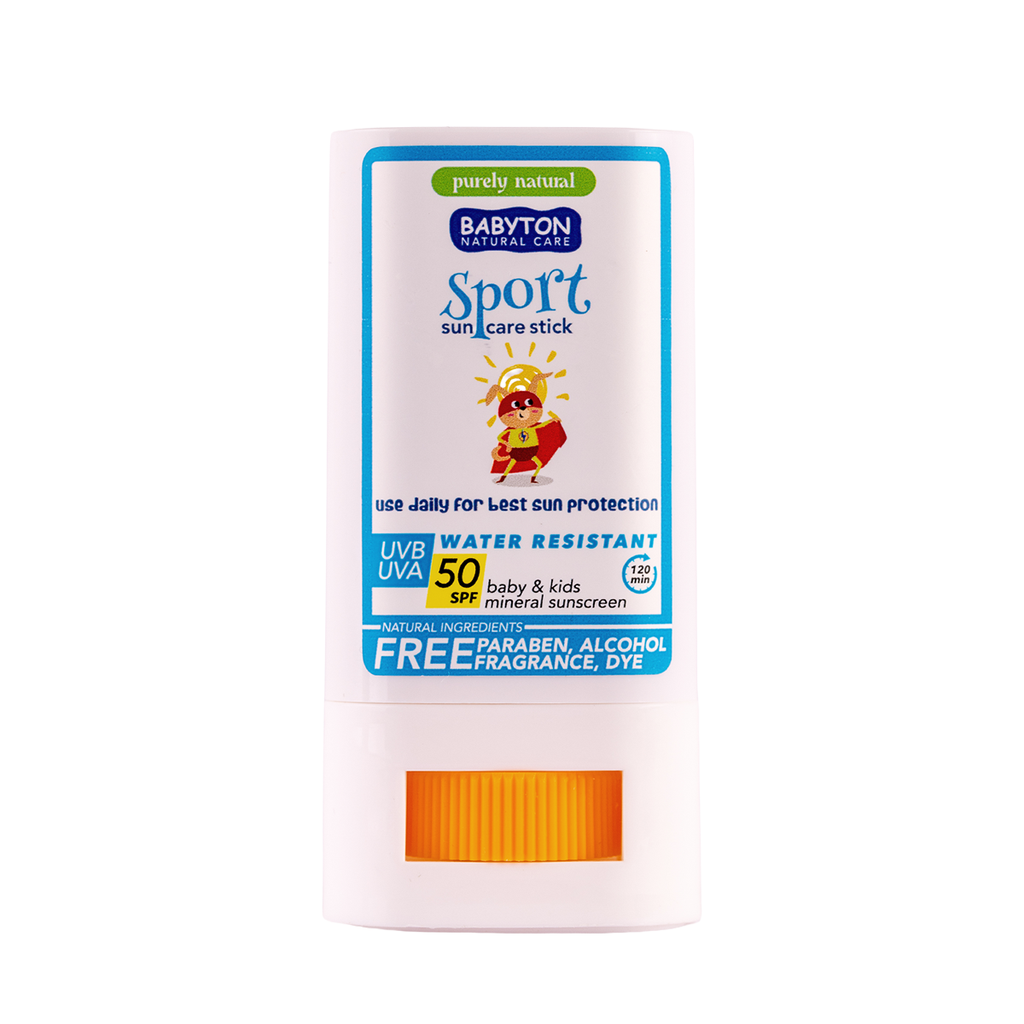 Babyton Kinder Sonnenschutz Stick SPF 50 | Mineralisch & wasserfest, 20g