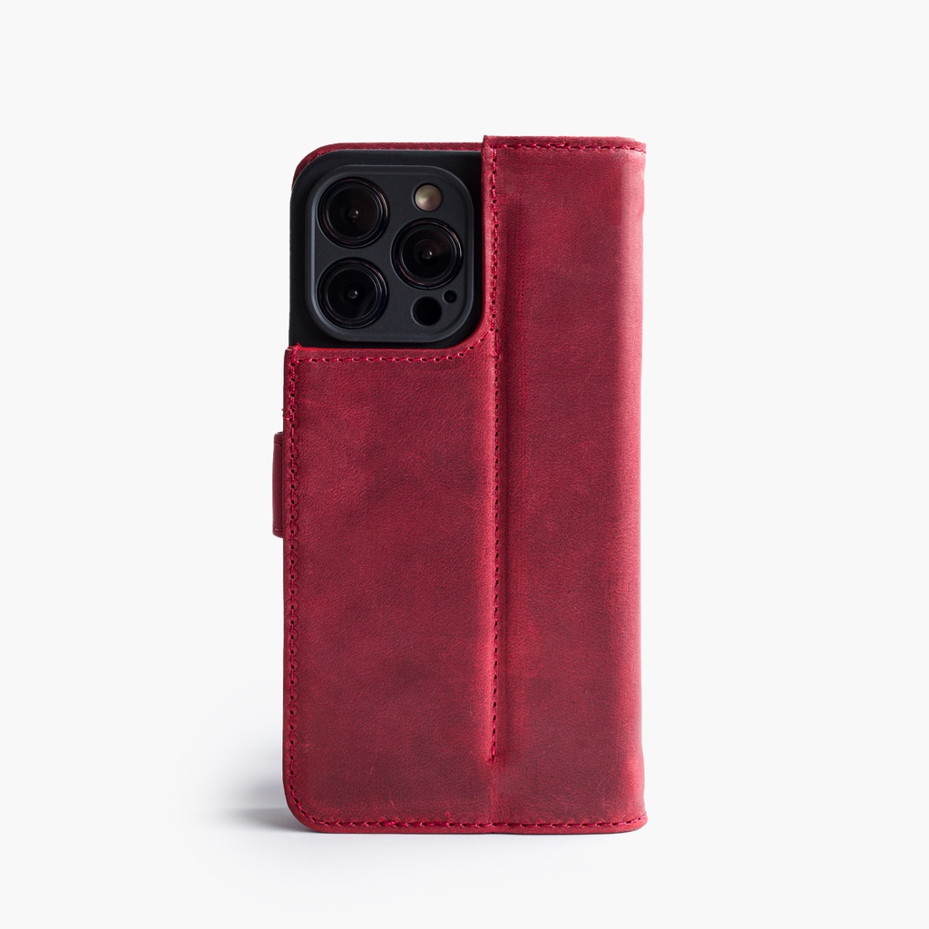 Wachikopa Leder Handyhülle kompatibel mit iPhone 14 Pro Max Wallet