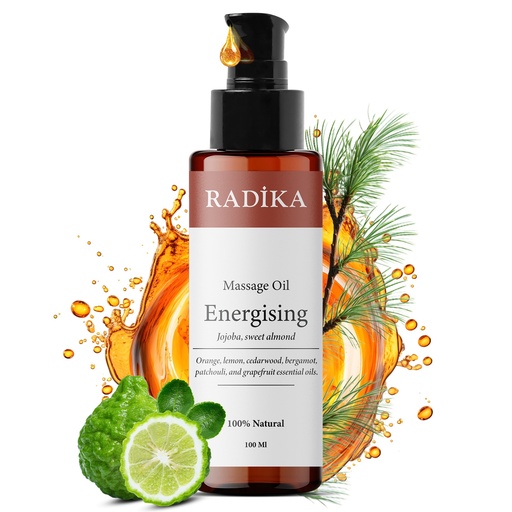 [G-959252] Massageöl, Energetisierendes Massage-Öl, 100% Rein, BIO, natürlich, 100 ml