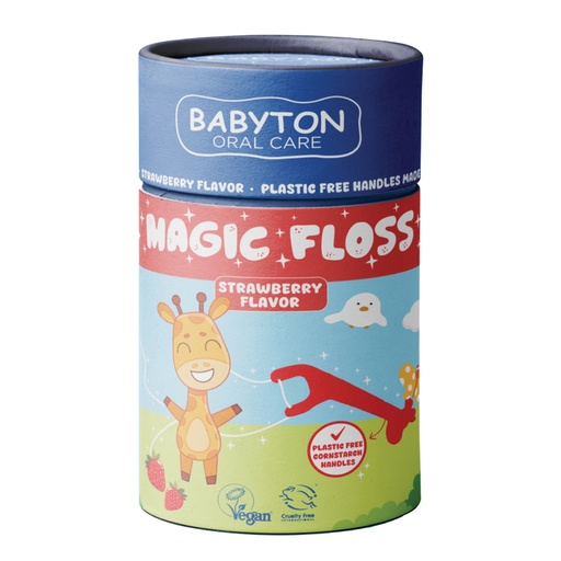 [G-822907] Babyton Magic Zahnseide für Babys – 30 sanfte Zahnseide-Picks, BPA- & PVC-frei