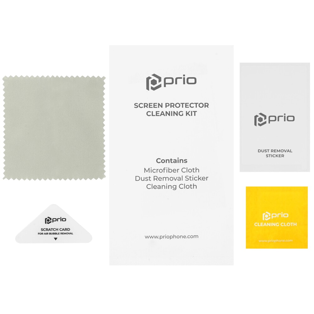 prio Tempered Glass Screen Protector for iPhone 8/7/6S/6 Plus clear