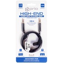 prio High-End 3.5mm Jack to 3.5mm Jack Audio Cable 1.2m - Black