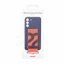 Samsung Silicone Cover with Strap Galaxy S22 Plus navy EF-GS906TNEGWW