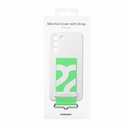 Samsung Silicone Cover with Strap Galaxy S22 Plus white EF-GS906TWEGWW