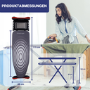 Bügelbrett 46x127 cm, höhenverstellbar, rutschfest, für Dampfbügelstation, Ironing Board