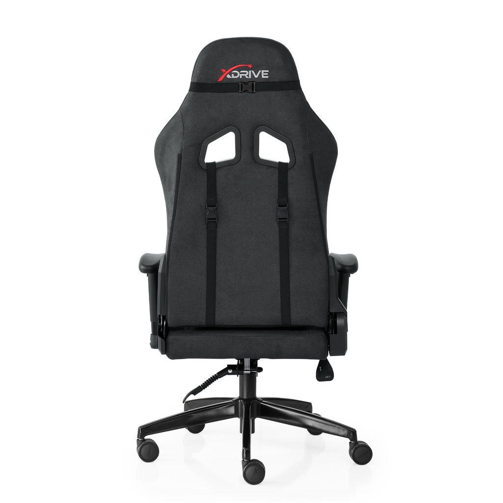 XDRIVE 15'LI Ergonomischer Gaming-Stuhl für Profis – Verstellbar und Komfortabel Black Fabric