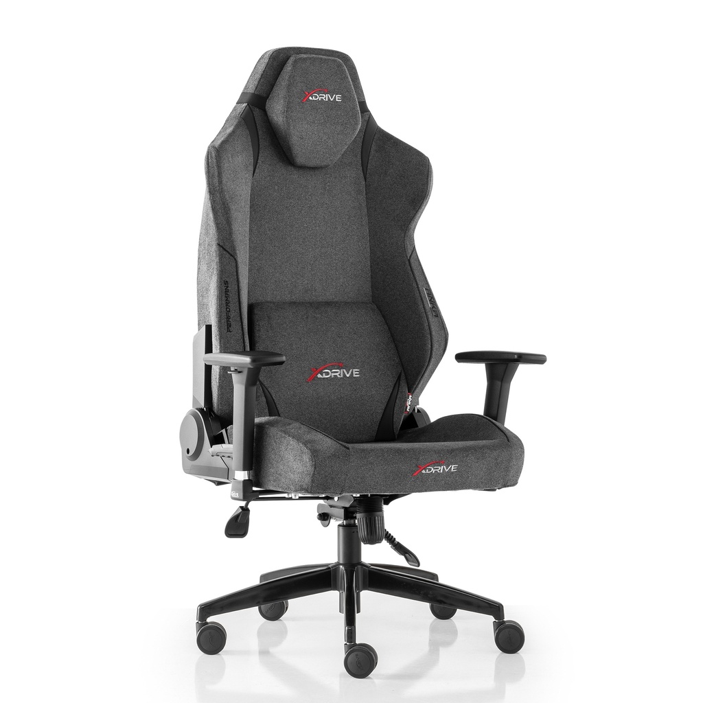 XDIVE Anka Ergonomischer Gaming-Stuhl für Profis – Verstellbar und Komfortabel Grey Fabric