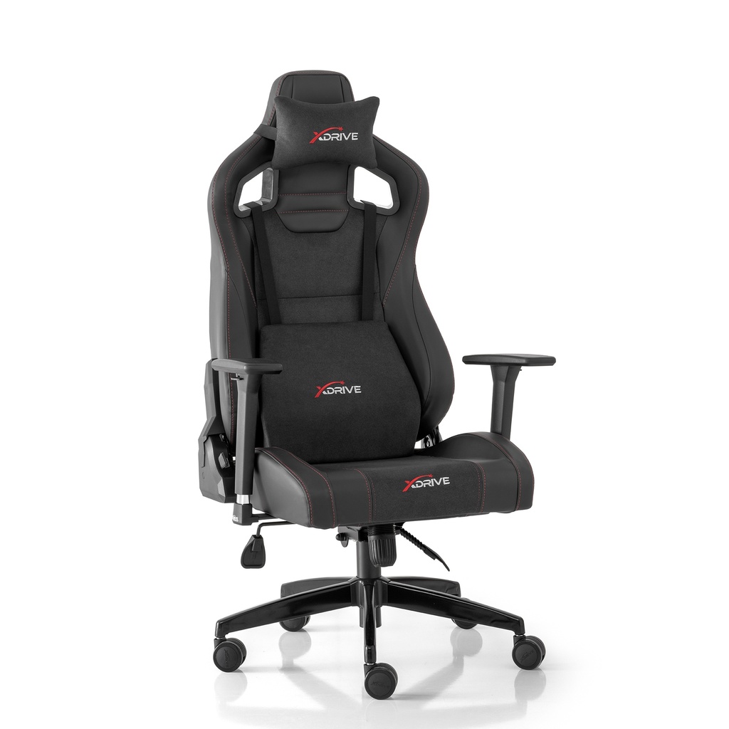 XDRIVE Akdeniz Ergonomischer Gaming-Stuhl für Profis – Verstellbar und Komfortabel Black/Black