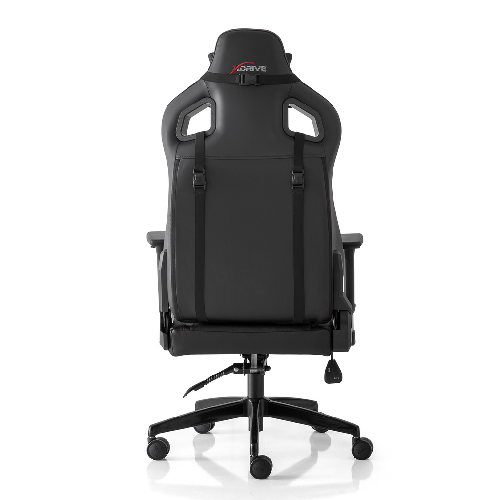 XDRIVE Akdeniz Ergonomischer Gaming-Stuhl für Profis – Verstellbar und Komfortabel Black/Black