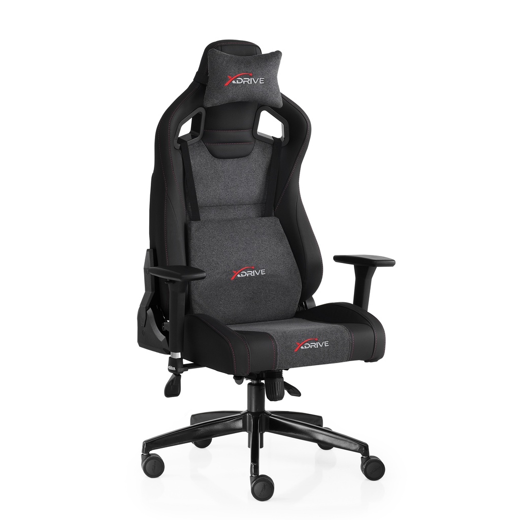 XDRIVE Akdeniz Ergonomischer Gaming-Stuhl für Profis – Verstellbar und Komfortabel Grey/Black