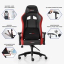 xDrive Gaming Stuhl für Profis, Ergonomischer Bürostuhl, 150 KG Tragfähigkeit