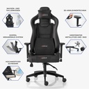 xDrive Gaming Stuhl für Profis, Ergonomischer Bürostuhl, 150 KG Tragfähigkeit