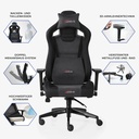 xDrive Gaming Stuhl für Profis, Ergonomischer Bürostuhl, 150 KG Tragfähigkeit