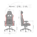 xDrive Gaming Stuhl für Profis, Ergonomischer Bürostuhl, 150 KG Tragfähigkeit