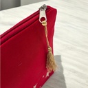 Kulturtasche Damen, Kosmetiktasche Rot, 32x24 cm 