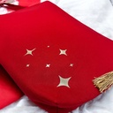 Kulturtasche Damen, Kosmetiktasche Rot, 32x24 cm 