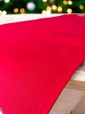 Tischsets Weihnachten, 4er Set Rot Gold Rentier-Stickerei, Abwaschbar 45x35 cm