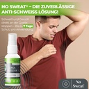No Sweat Antitranspirant Spray 50ml - Extra Stark, 7 Tage Schutz gegen Schwitzen x2