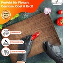 Decovetro Schneidebrett Glas |40x30cm | Glass Cutting Board | Leicht zu reinigen