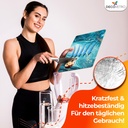 Decovetro Schneidebrett Glas |40x30cm | Glass Cutting Board | Leicht zu reinigen