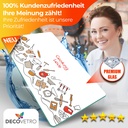Decovetro Schneidebrett Glas |40x30cm | Glass Cutting Board | Leicht zu reinigen
