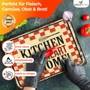 Decovetro Schneidebrett Glas |40x30cm | Glass Cutting Board | Leicht zu reinigen