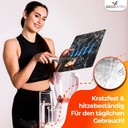 Decovetro Schneidebrett Glas |40x30cm | Glass Cutting Board | Leicht zu reinigen