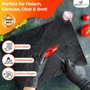 Decovetro Schneidebrett Glas |40x30cm | Glass Cutting Board | Leicht zu reinigen