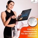 Decovetro Schneidebrett Glas |40x30cm | Glass Cutting Board | Leicht zu reinigen