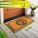 Decovetro Paspas Hayat Ağacı Desenli Kapı Önü Paspası40 x 60 Cm