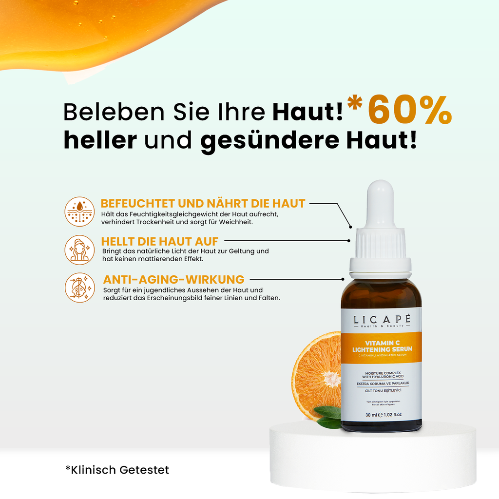 Vitamin-C-Serum 30 ml - Leuchtkraft & Feuchtigkeit für strahlende Haut