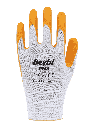 Beybi | 12 Paar Arbeitshandschuhe - Polyester, Nitrile Palm Coated, glatt