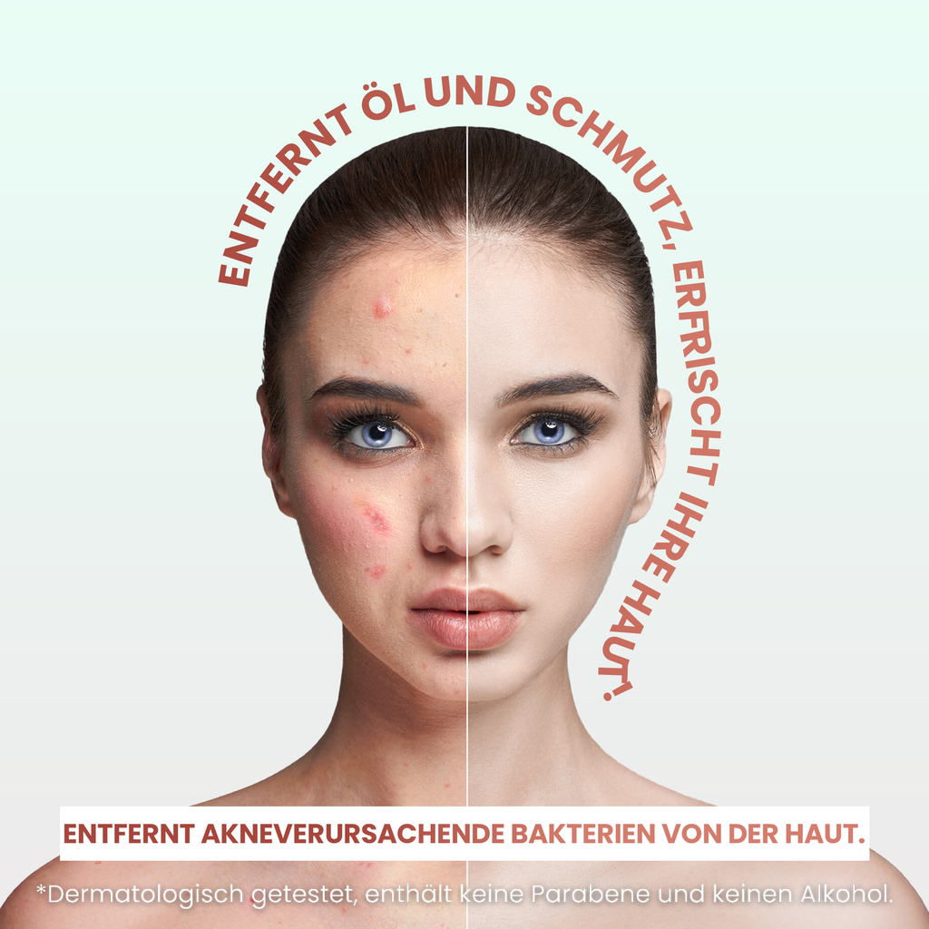 Reinigungsöl 200 ml - Zweiphasen-Cleanser für Haut & Make-up mit Anti-Akne