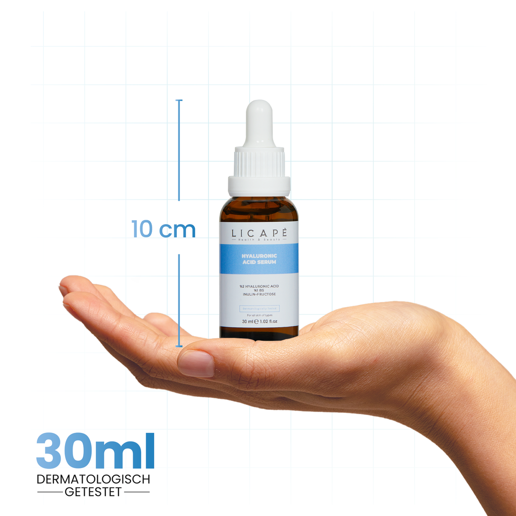 Hyaluron Serum 30 ml - Feuchtigkeit, Straffung & Pflege mit Panthenol & Peptiden