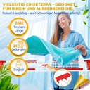 Devecioğlu Wäscheständer 20m Kapazität, Ausziehbar, Platzsparend, Kompakt