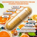 Q More - Immunsystem Unterstützung mit Vitamin C, D, Zink, Selen - 60 Kapseln