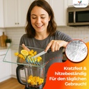 Decovetro Schneidebrett Glas |40x30cm | Glass Cutting Board | Leicht zu reinigen