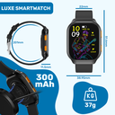 UFUZON Smartwatch Men/Women- Black 