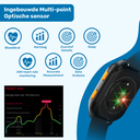 UFUZON Smartwatch Men/Women- Black 