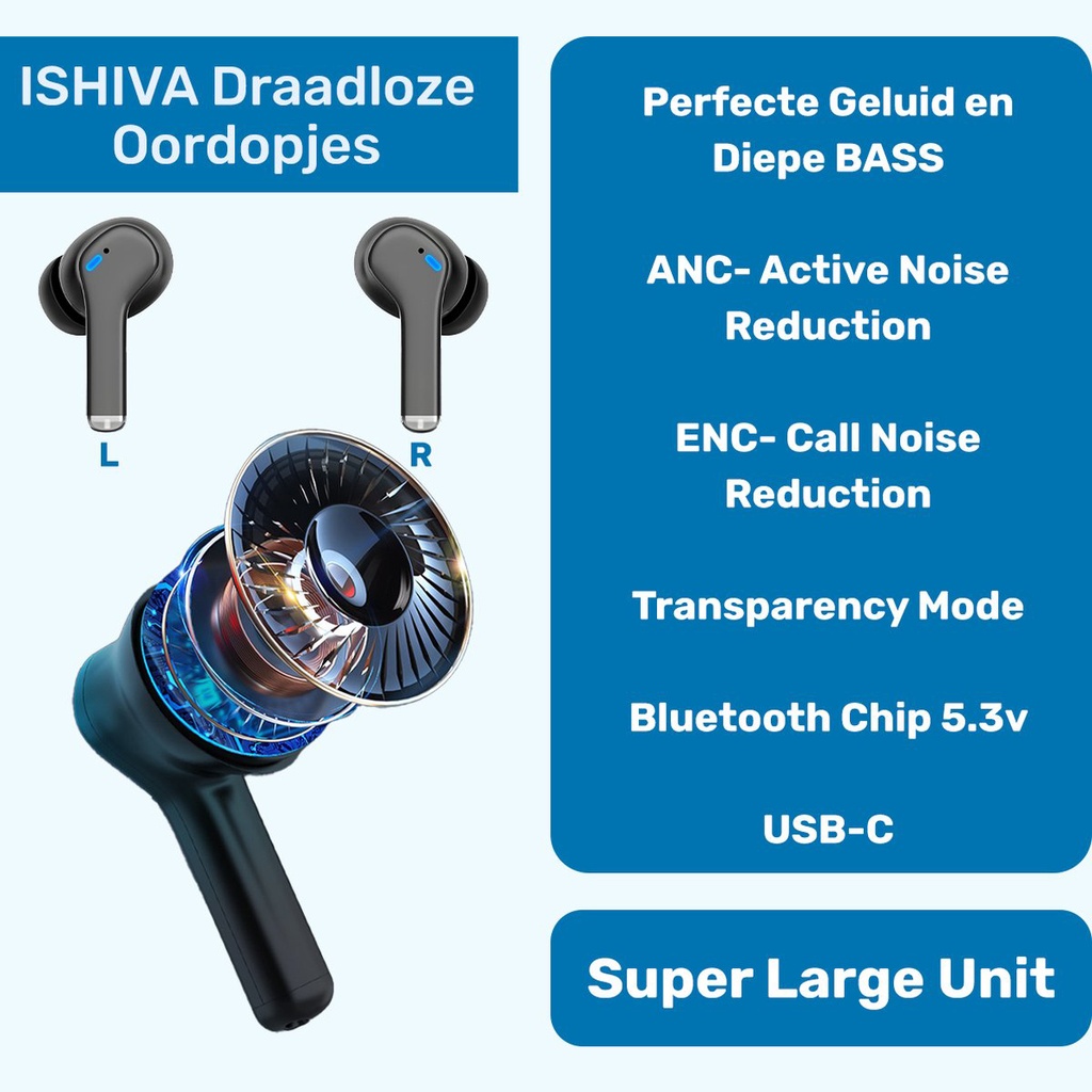 UFUZON ANC+ENC Earbuds