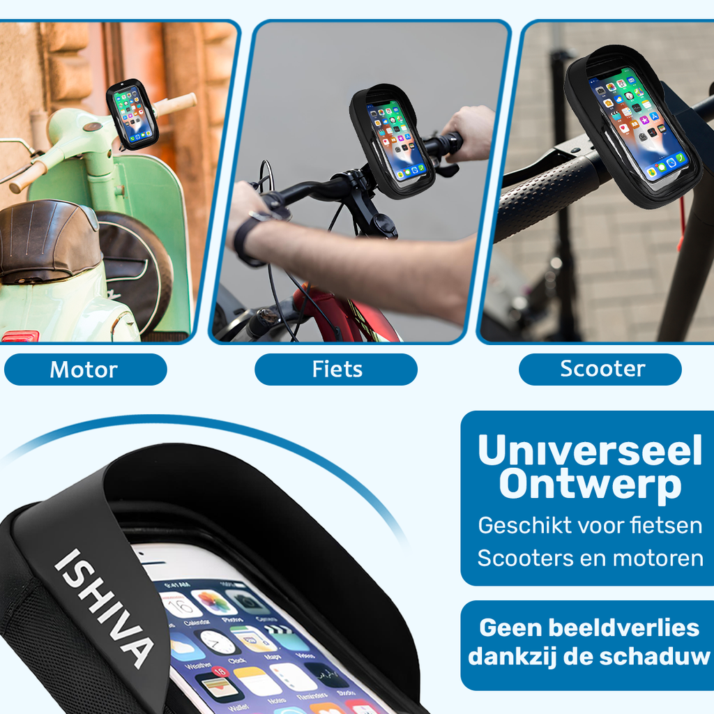 UFUZON Bike Phone holder Waterproof 