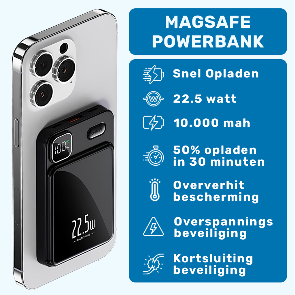 UFUZON Magsafe Powerbank 10k mah 
