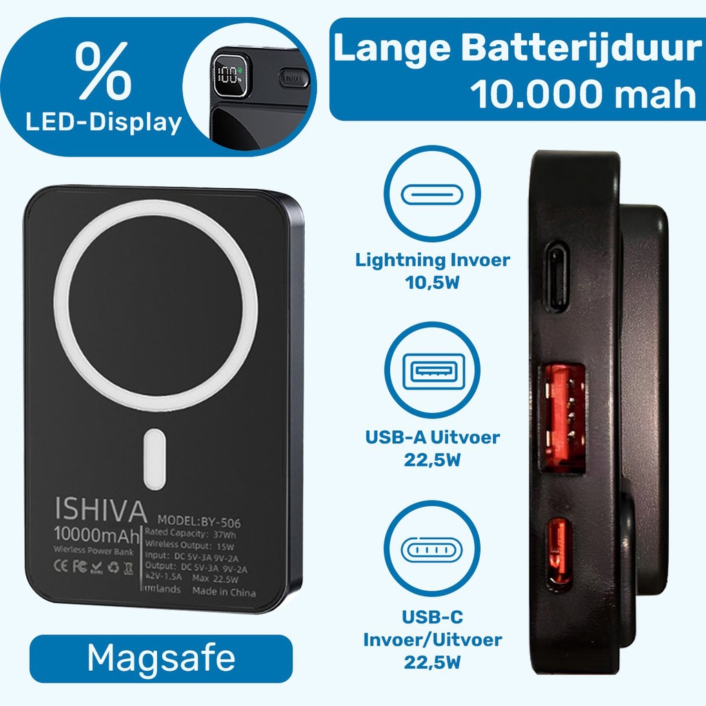 UFUZON Magsafe Powerbank 10k mah 