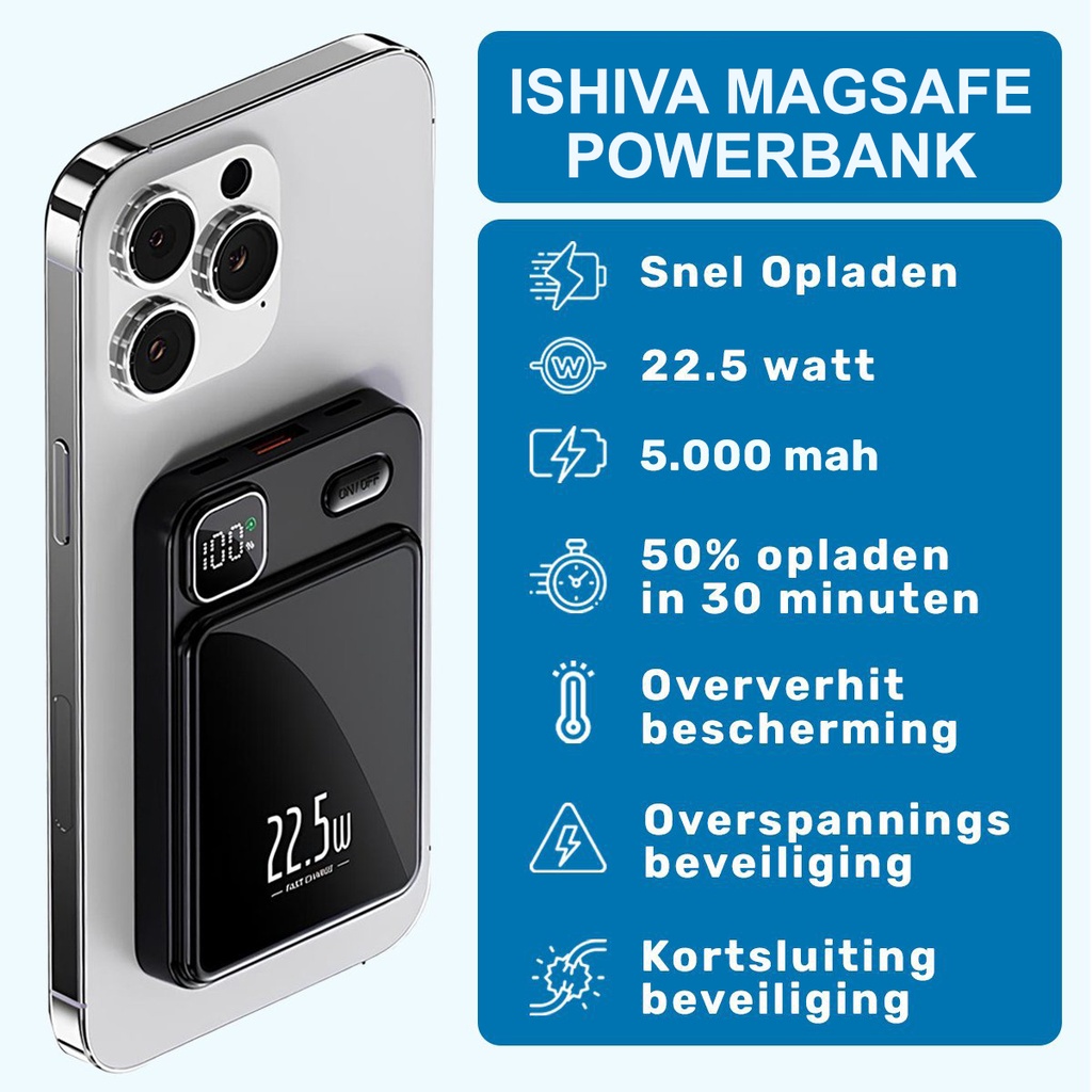 UFUZON Magsafe Powerbank 5k mah 